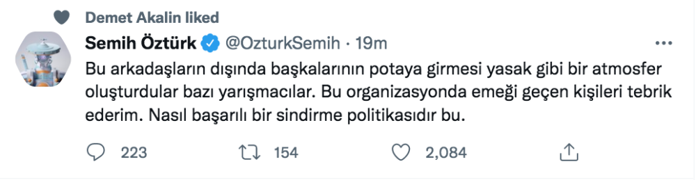 semih ozturk den survivor all star 2022 de olusan pota ile ilgili dikkat ceken yorum